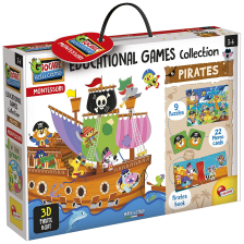 Колекция образователни игри Lisciani MONTESSORI Пирати EX72743
