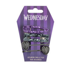 Комплект аксесоари за коса Cerda Wednesday фиби 4 броя 