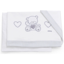 Комплект чаршафи Italbaby JOLIE 3 ч. White/Grey