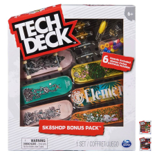 Комплект фингърбордове Spin Master Tech Deck Sk8shop bonus pack, 96 мм, 6 броя