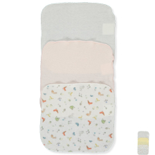 Комплект памучни кърпи Bebetto HAPPY GARDEN, 20х20 см, 3 бр., C1058