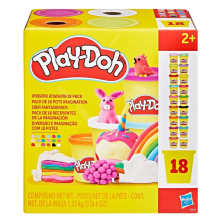 Комплект пластилини Hasbro Play-Doh, 18 цвята, G0522