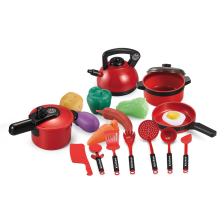 Комплект Raya Toys Mini кухненски съдове и прибори 18 части