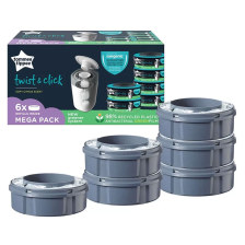 Комплект резервни касети за хигиенен кош Tommee Tippee Twist&Click, 6 броя