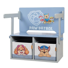 Комплект сгъваема пейка + кутия Roba Paw Patrol, 450770PW3