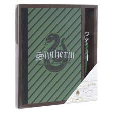 Комплект тефтер А5 и химикалка Cerda Harry Potter Slytherin