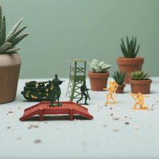 Комплект войници в раница Raya Toys