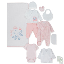Комплект за изписване Bebetto Floral Letters, 10 ч., 0-3 м, Z933