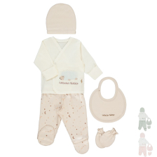 Комплект за изписване Bebetto LAZzZY SHEEP, 5 ч., 0-3 м, Z896