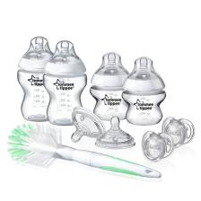 Комплект за новородено Tommee Tippee Closer to Nature, Бебешки шишета, биберони, залъгалка и четка