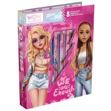 Комплект за оцветяване Kids Licensing WOW Generation, книжка и гел химикали