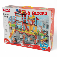 Конструктор Feelo Big Building Blocks Пожарна, FL42002, 173 ч.