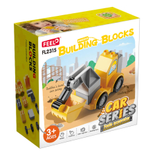 Конструктор Feelo Car Series Excavator, 10 ч.