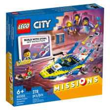Конструктор LEGO City Мисии на детективите от водната полиция 60355
