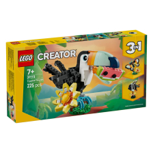 Конструктор LEGO Creator 3 в 1 Диви животни: Тропически тукан, 31173