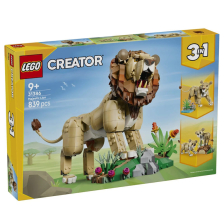 Конструктор LEGO Creator 3 в 1 Диви животни: Величествен лъв, 31386
