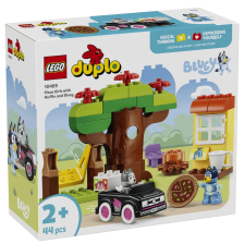 Конструктор LEGO Duplo Момичетата с пицата, Мъфин и Блуи, 10469
