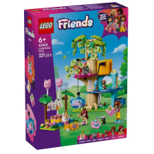 Конструктор LEGO Friends Котешко парти за рожден ден и дървесна къща, 42666
