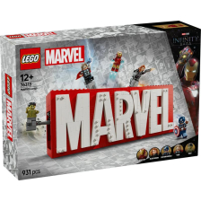 Конструктор LEGO Marvel Лого на MARVEL и минифигури 76313