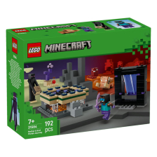 Kонструктор LEGO Minecraft Пътешествие през портала към ада и края, 21584