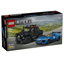 Конструктор LEGO Speed Champions Jaguar Project 7 и Land Rover Defender 77264