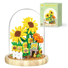 Конструктор Raya Toys Слънчогледи с купол, 558 части