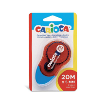 Коректор лента CARIOCA Червен, 20м