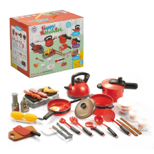Детски кухненски комплект за готвене Raya Toys 5705-3Y, Червен