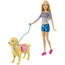 Кукла Barbie с кученце