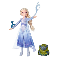 Кукла и фигурки Hasbro FROZEN 2 ELSA with PABBIE & SALAMANDER E6660