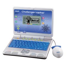 Детски образователен лаптоп VTech Challenger с 40 функции, син