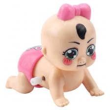Детска играчка Raya Toys лазещо момиченце с механизъм