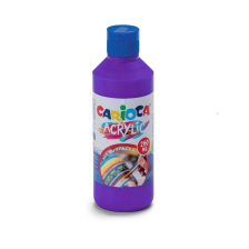 Лилавa aкварелна боя CARIOCA Acrylic, 250 мл