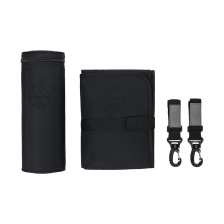 Комплект Lassig термочанта, повивалник и куки blue black LSIGA901