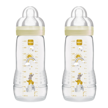 Шише MAM Easy active 330ml 2бр. сиви