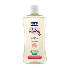 Масажно бебешко олио за тяло CHICCO Baby Moments, Sensitive, 200мл.
