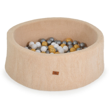 Активна гимнастика мек детски басейн Moni Toys Boucle, с 200 топки