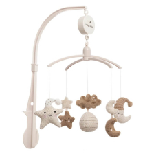Бебешка музикална въртележка Baby's Only Warm Linen за кошара и легло 0-6 м.