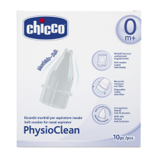Меки накрайници CHICCO за физиологичен аспиратор за нос