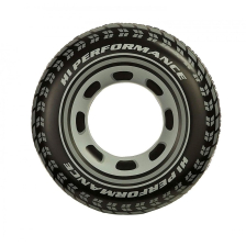 Надуваем пояс INTEX Giant Tyre 91 см