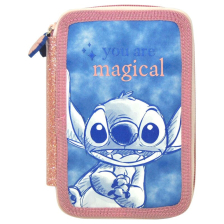 Несесер за училище Kids Licensing Stitch, 2 отделения, пълен