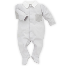 Гащеризон дълъг ръкав PINOKIO Polo Celebrity Boy Сив Размер 56-74 cm