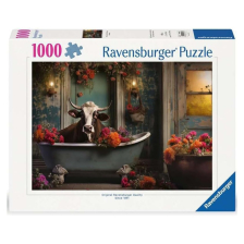 Пъзел Ravensburger Крава във ваната, 1000 ч.