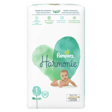Пелени Pampers Harmonie 1, 2-5 кг, 50 броя