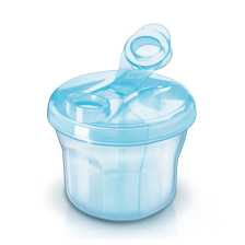 Дозатор за сухо мляко Philips AVENT с три отделения син