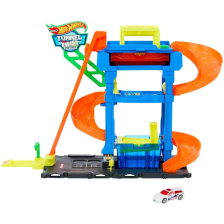 Писта Mattel Hot Wheels Автомивка с тунел, с количка