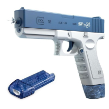 Воден пистолет Raya Toys Glock 18, електрически, с 2 резервоара