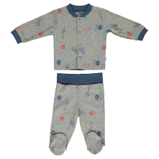 Пижама Bebetto COLORFUL FRIENDS 0-6м. F1113