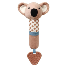 Плюшена дрънкалка Babyono Писукаща с гризалка, Koala Charlie 1560