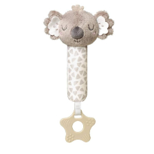 Плюшена дрънкалка Babyono Писукаща с гризалка, Koala Coco 1633